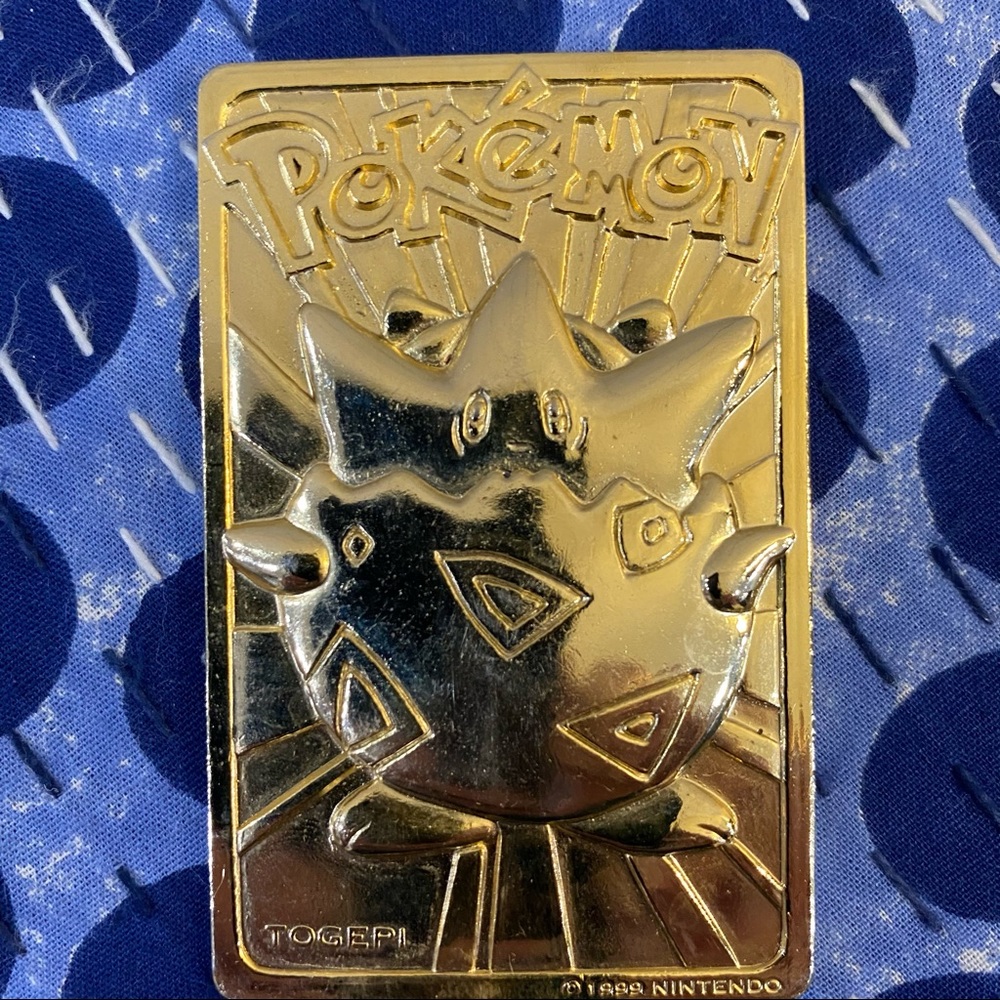 Pokémon Gold Trading Card